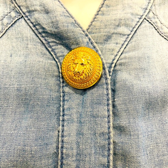 π HP π Balmain Chambray Bomber - Picture 5 of 12